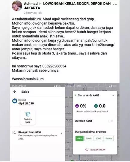 curhat driver sepi orderan corona © 2020 brilio.net