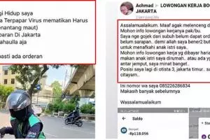 7 Curhat driver ojek online sepi orderan saat corona, bikin sedih
