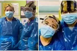 Kisah perawat terkena corona usai kenakan plastik untuk APD