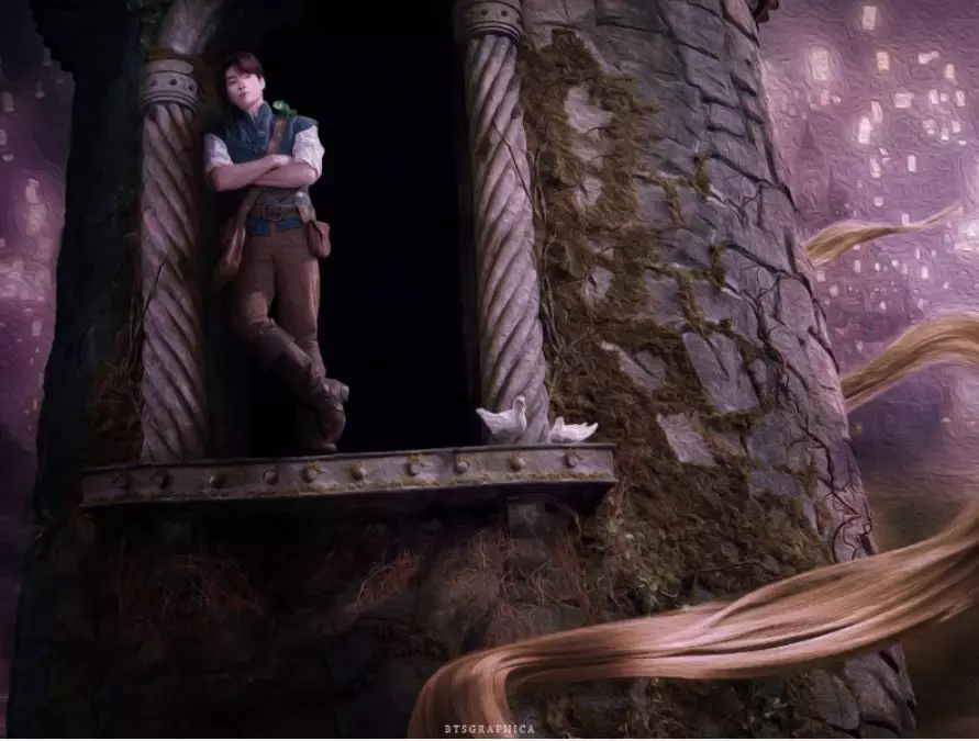 Ilustrasi jika BTS jadi pangeran Disney Berbagai sumber