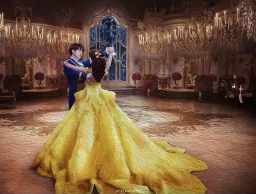 Ilustrasi jika BTS jadi pangeran Disney Berbagai sumber