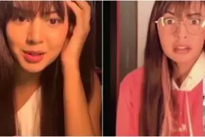 7 Aksi lucu pria video call halu challenge dengan Aurelie Moeremans