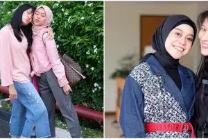 14 Potret kebersamaan Lesty Kejora dan manajernya, bak kakak-adik