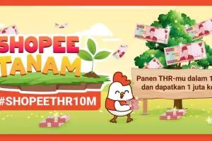 THR terancam tidak cair? Ini tutorial panen THR 10M di Shopee Tanam!