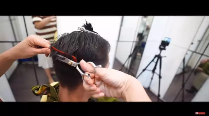 momen ussy cukur rambut andhika youtube