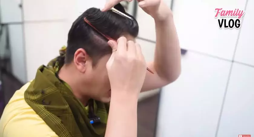 momen ussy cukur rambut andhika youtube