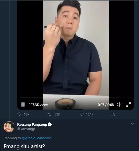 Chef Arnold dapat komentar menohok dari Kaesang  Twitter dan Instagram