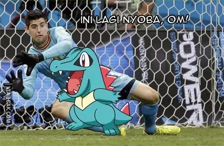 Meme kiper tangkap Pokemon 1cak.com