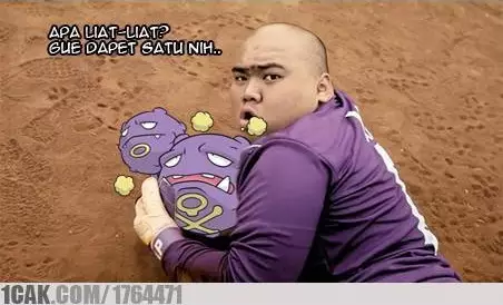Meme kiper tangkap Pokemon 1cak.com