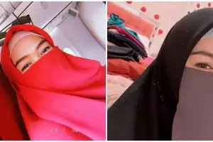 7 Potret Ria Ricis tampil beda dengan cadar, didoakan istikamah