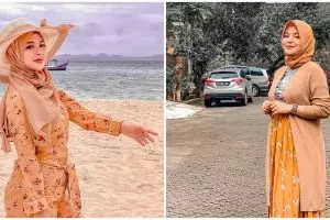 Hamil anak pertama, ini 6 potret Thya Sethya tunjukkan baby bump