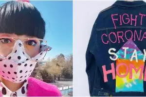 5 Karya desainer Diana Rikasari bertema corona, unik & stylish