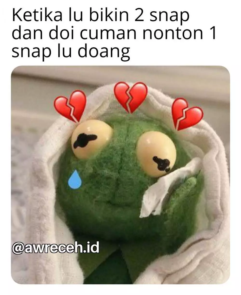 meme lucu alasan patah hati © 2020 instagram.com