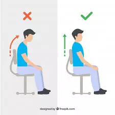 Cara duduk saat WFH © 2020 brilio.net