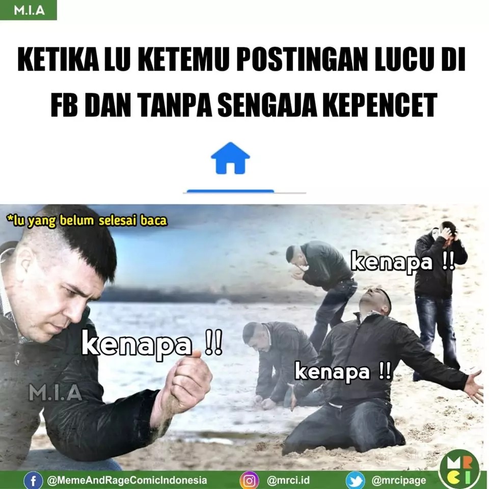 Meme sakitnya kehilangan postingan Berbagai sumber