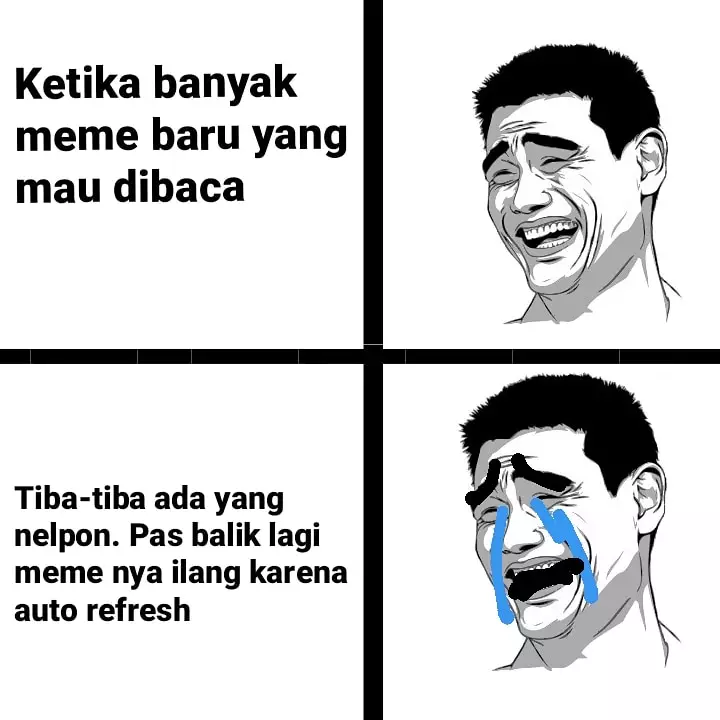 Meme sakitnya kehilangan postingan Berbagai sumber