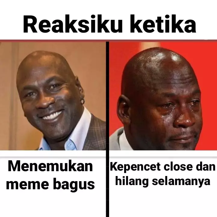 Meme sakitnya kehilangan postingan Berbagai sumber