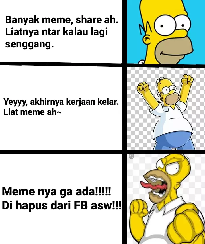 Meme sakitnya kehilangan postingan Berbagai sumber
