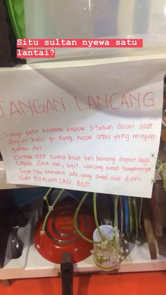 sindiran anak kos twitter