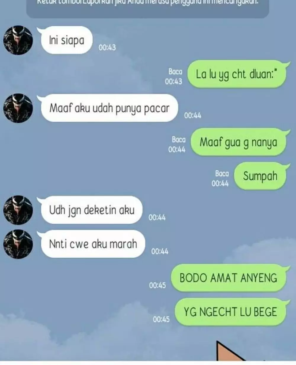 chat lucu salah tanya © 2020 instagram.com chat lucu salah tanya © 2020 instagram.com