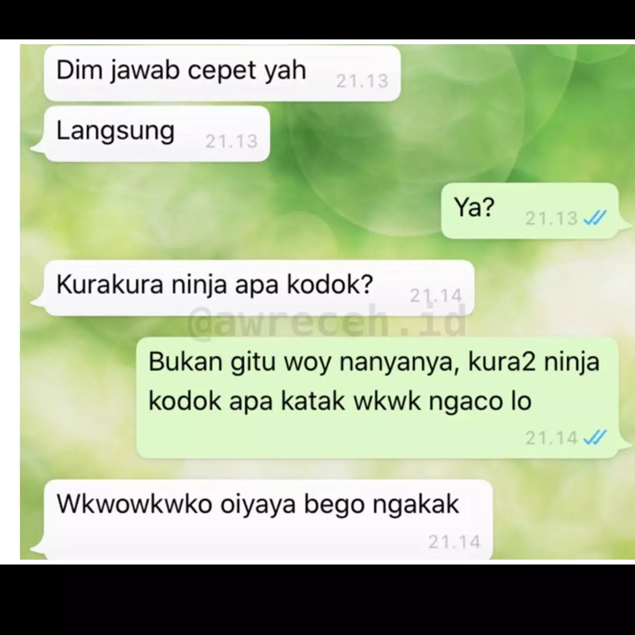 10 Chat lucu salah tanya ini bikin susah nahan tawa
