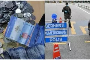 Anak langgar lockdown, sang ayah bayar denda pakai uang celengan