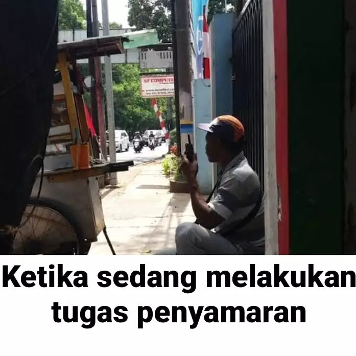 Meme obrolan pedagang keliling Berbagai sumber