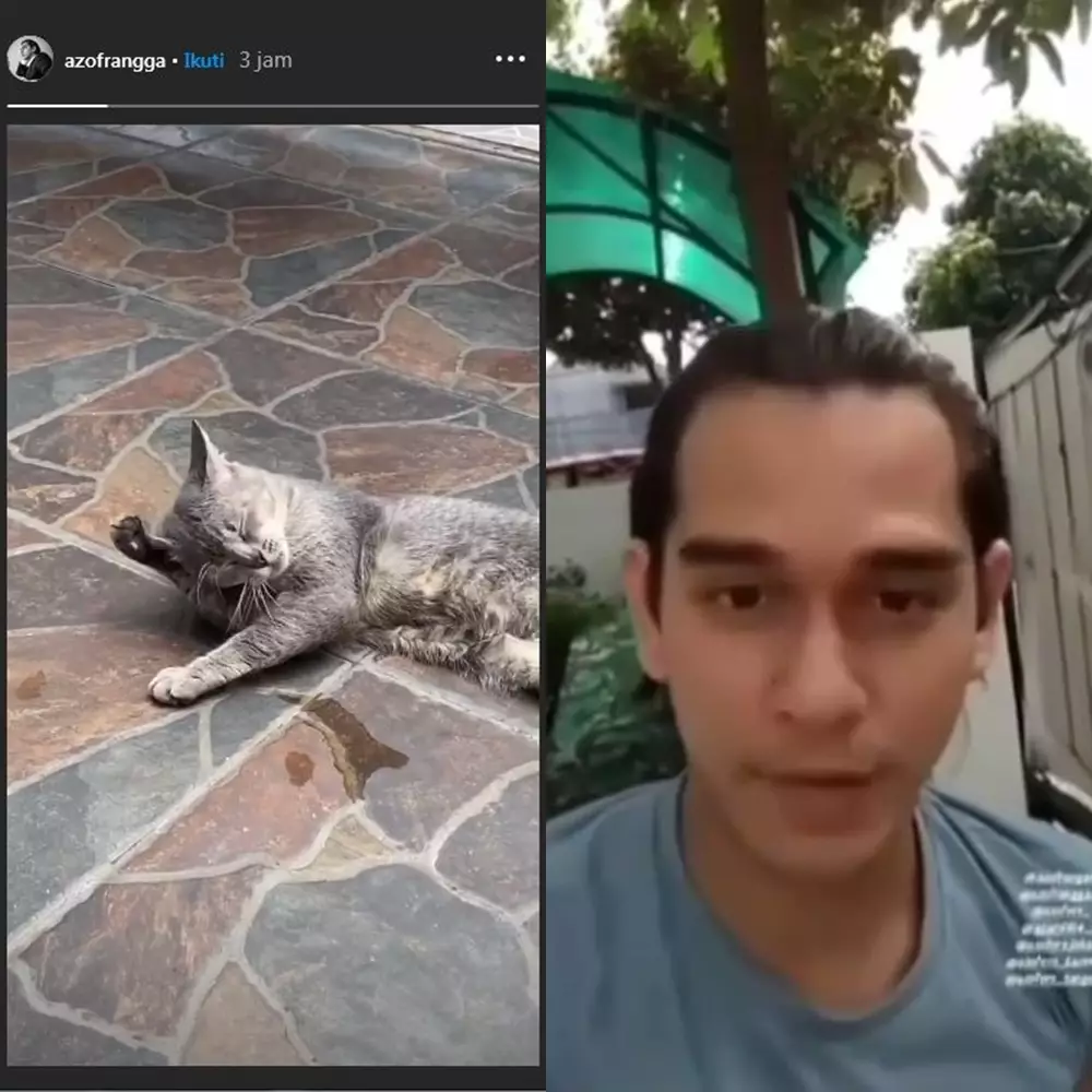 Potret rumah Rangga Azof instagram Potret rumah Rangga Azof instagram