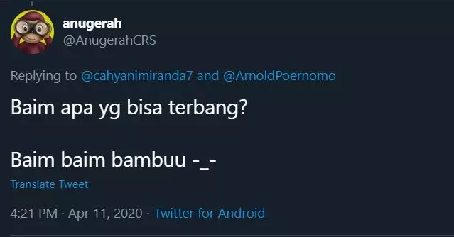 plesetan nama baim wong © 2020 brilio.net