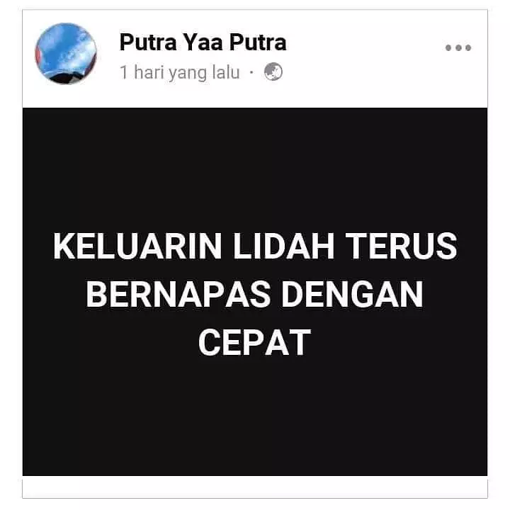 status FB ngasih tantangan bikin kesal © 2020 instagram.com