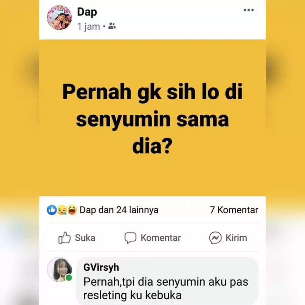 status FB ngasih tantangan bikin kesal © 2020 instagram.com