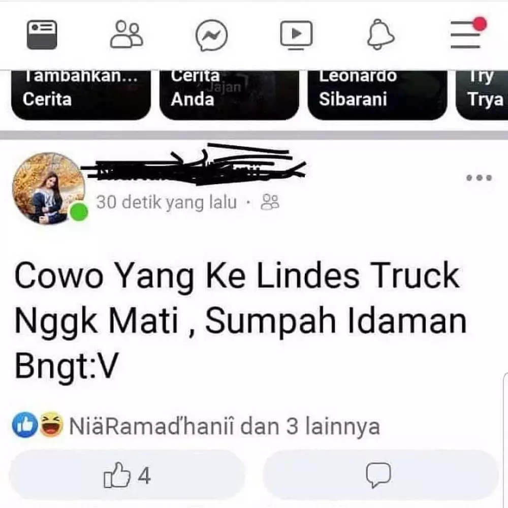 status FB ngasih tantangan bikin kesal © 2020 instagram.com