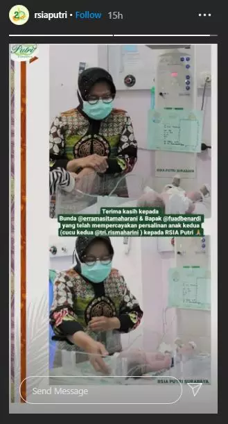 Risma sambut cucu kedua instagram