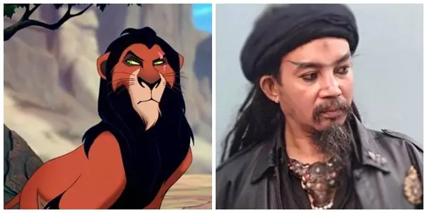 Cocoklogi wajah seleb karakter animasi Berbagai sumber