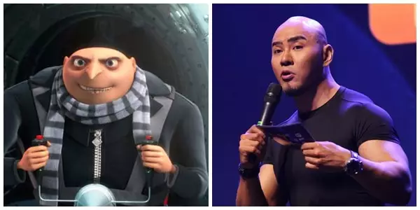 Cocoklogi wajah seleb karakter animasi Berbagai sumber