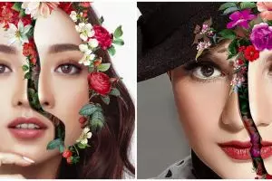 Gaya 7 seleb pemotretan tema 'A Face of Flower', bikin terpukau
