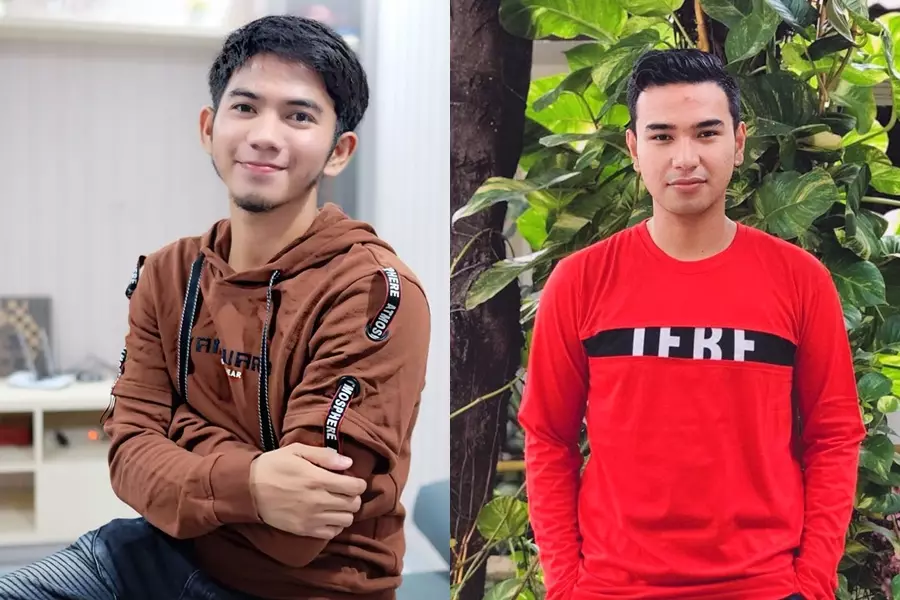 Beda gaya Rizki dan Hari Putra Instagram
