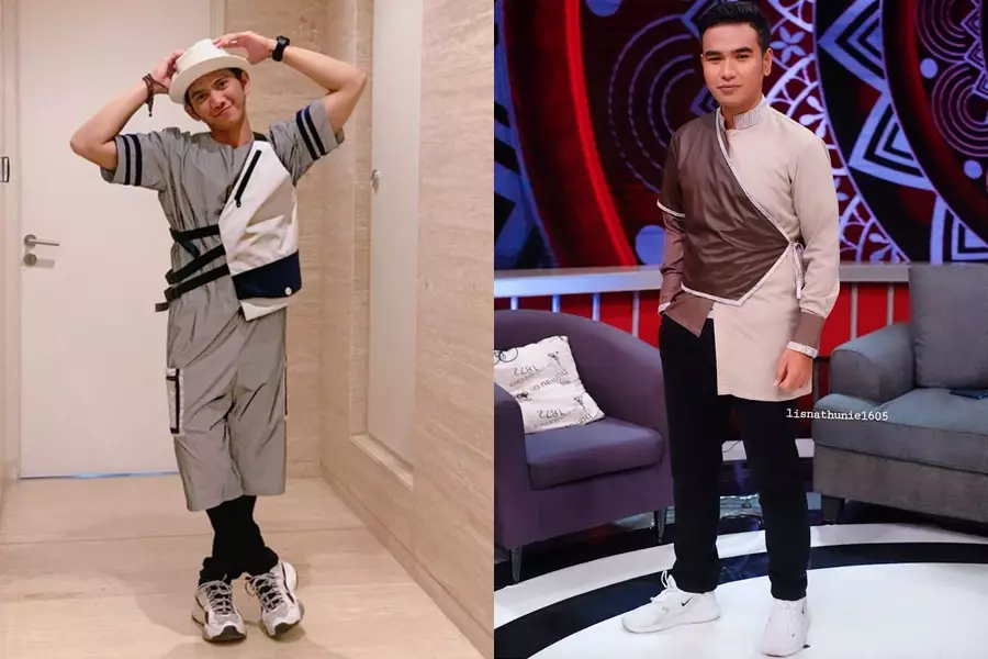 Beda gaya Rizki dan Hari Putra Instagram