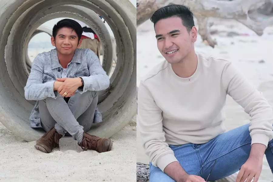 Beda gaya Rizki dan Hari Putra Instagram