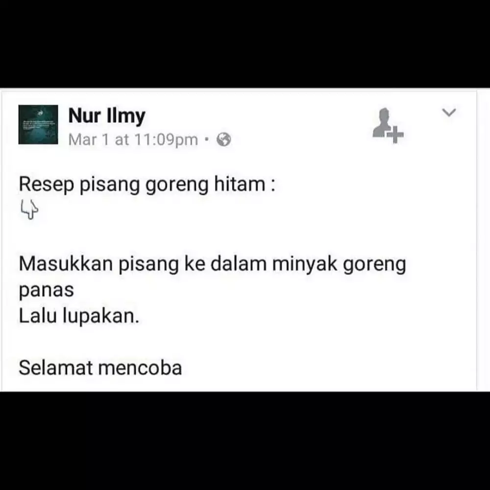 status FB ngasih tips lucu © 2020 instagram.com