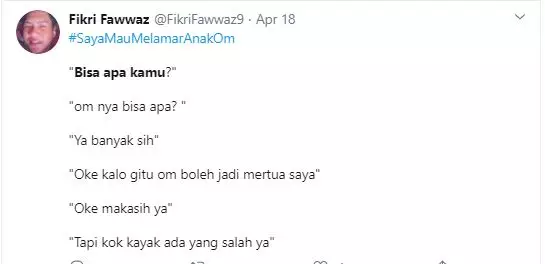 ditanya calon mertua  Twitter