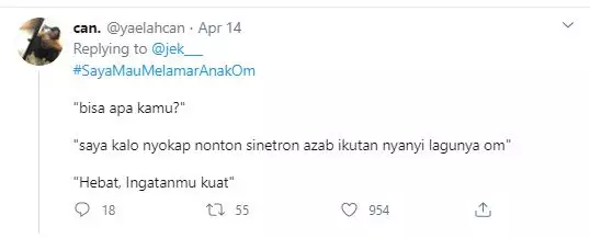 ditanya calon mertua  Twitter
