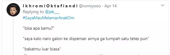 ditanya calon mertua  Twitter