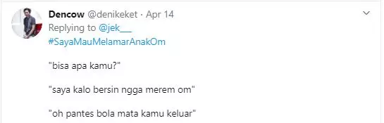 ditanya calon mertua  Twitter