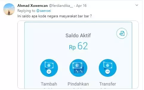 Pamer saldo  Twitter Pamer saldo  Twitter