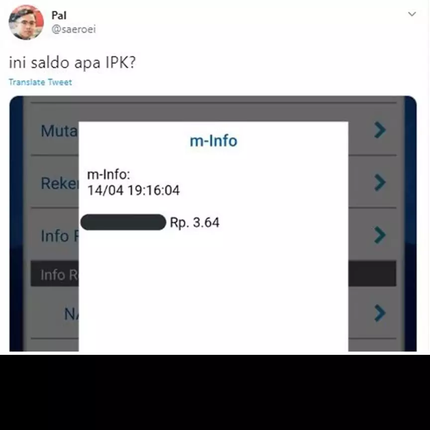 14 Cuitan warganet pamerkan saldo ini bikin hati ngenes