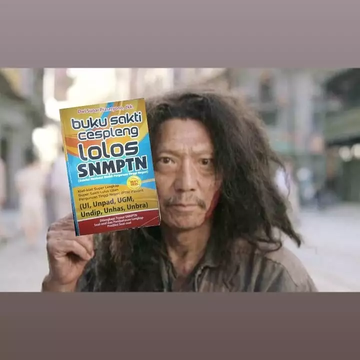 Editan kocak buku si gelandangan Berbagai sumber