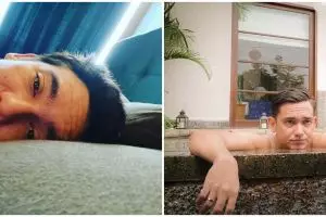 Adipati Dolken unggah foto rebahan, caption bikin baper kaum hawa