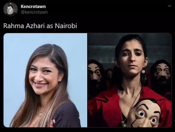 cocoklogi Money Heist berbagai sumber