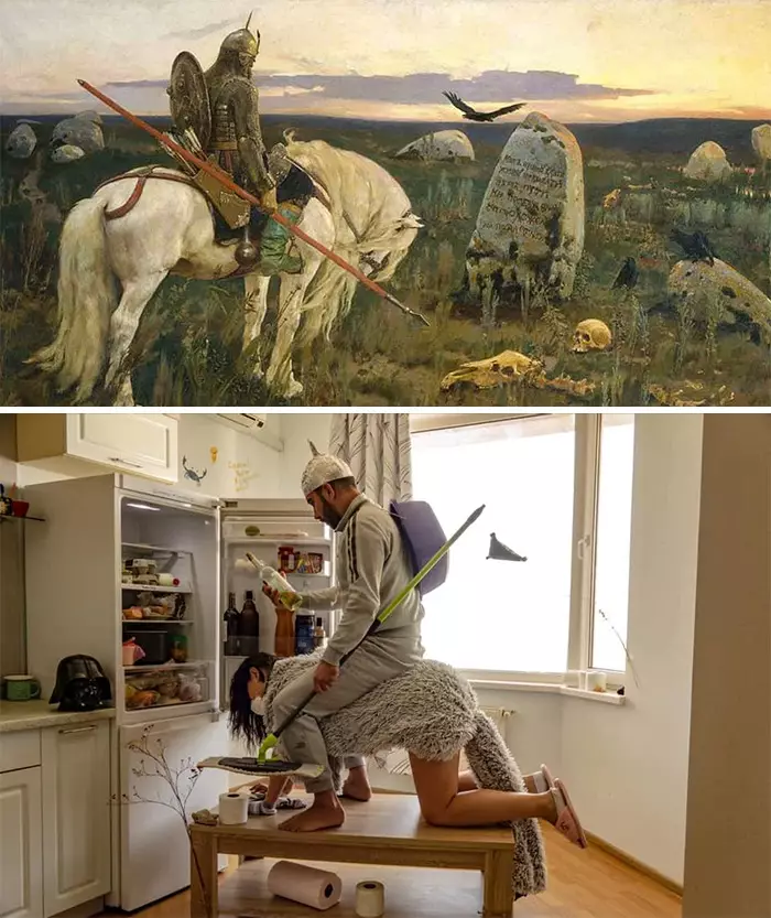 Parodi lukisan klasik boredpanda Parodi lukisan klasik boredpanda